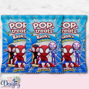 Spidey and His Amazing Friends Birthday Party- Spidey Party Favors Decor Treats- Spidey PT