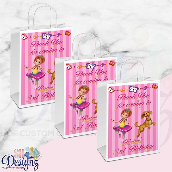 Fancy Nancy Birthday Party Gift Bags Fancy Nancy Party Fancy Etsy