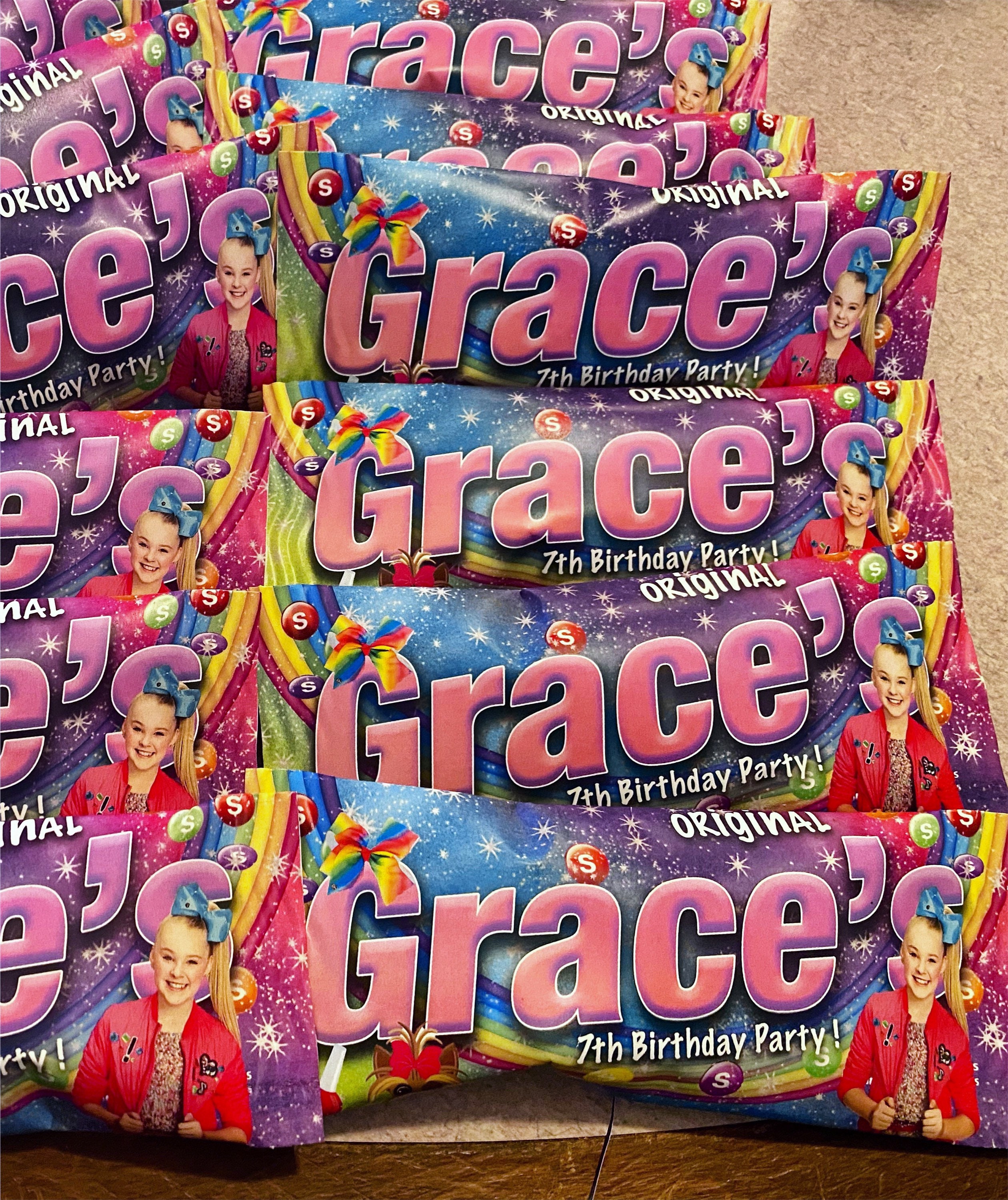 Jojo Siwa Birthday Party Skittles Jojo Siwa Birthday Candy | Etsy