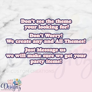 a pink and white marble background with the words don't see the theme for