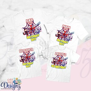Spidey and his amazing friends Birthday Shirts, Spidey Family Shirts,  Spidey Birthday Party, Spidey Shirt, Spidey and his amazing friends