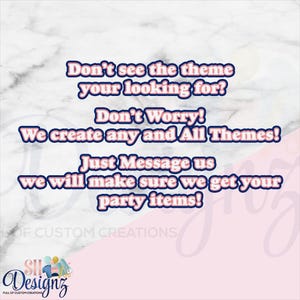 a pink and white marble background with the words don't see the theme for