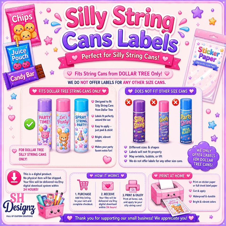 Spidey and Friends Birthday Party String Can Labels (Digital Download) image 3