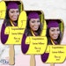 Graduation Fans- Graduation Scroll-Grad Party- High School Graduate- College Grad- Custom Fans 