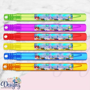 The Little Mermaid Birthday Bubbles, Mermaid Party, The Little Mermaid Birthday,  The Little Mermaid Birthday Party