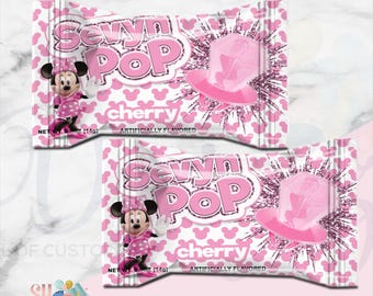 Minnie Mouse Birthday Party Candies , Minnie Mouse, Minnie Mouse birthday, minnie mouse party favors, Minnie Mouse Printed RP