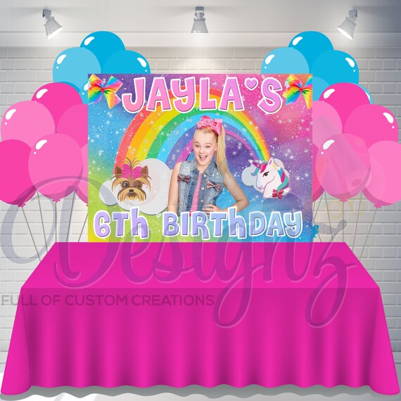 Jojo Siwa Birthday Banner Jojo Siwa Banner Jojo Siwa Party | Etsy