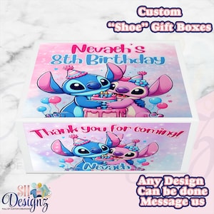 Stitch Birthday Party Boxes - Lilo and Stitch Birthday Party- Lilo and Stitch Birthday Decor - Lilo and Stitch, Stitch and Angel