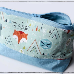 Cosmetic bag, pencil case "little fox"