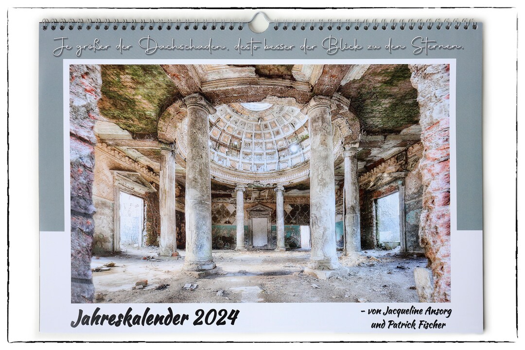 Wall Calendar 2024 lost Places Abandoned Places Etsy