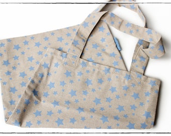 Fabric bag "Nature Star Smoke Blue"