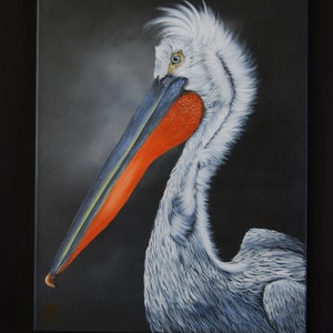 Original Pelican Acrylic Painting