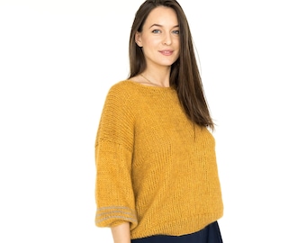 Mohair sweater, alpaca sweater, mohair pullover, alpaca pullover, fuzzy sweater, oversized sweater, knit sweater, sweater, fluffy sweater