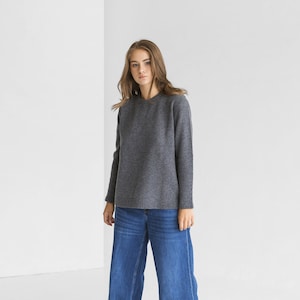 Gray sweater