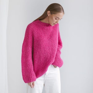 Cerise pink jumper hot sale