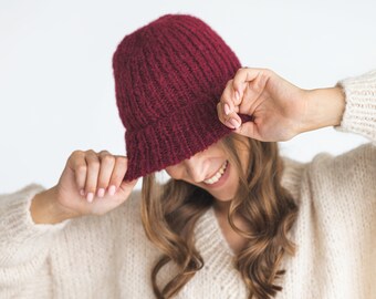 ニットキャップ・ビーニー PATOU KNITTED RIBBED BEANIE HAT 話題の行列 パトゥ PATOU 帽子 ニット帽 ビーニー KNITTED RIB