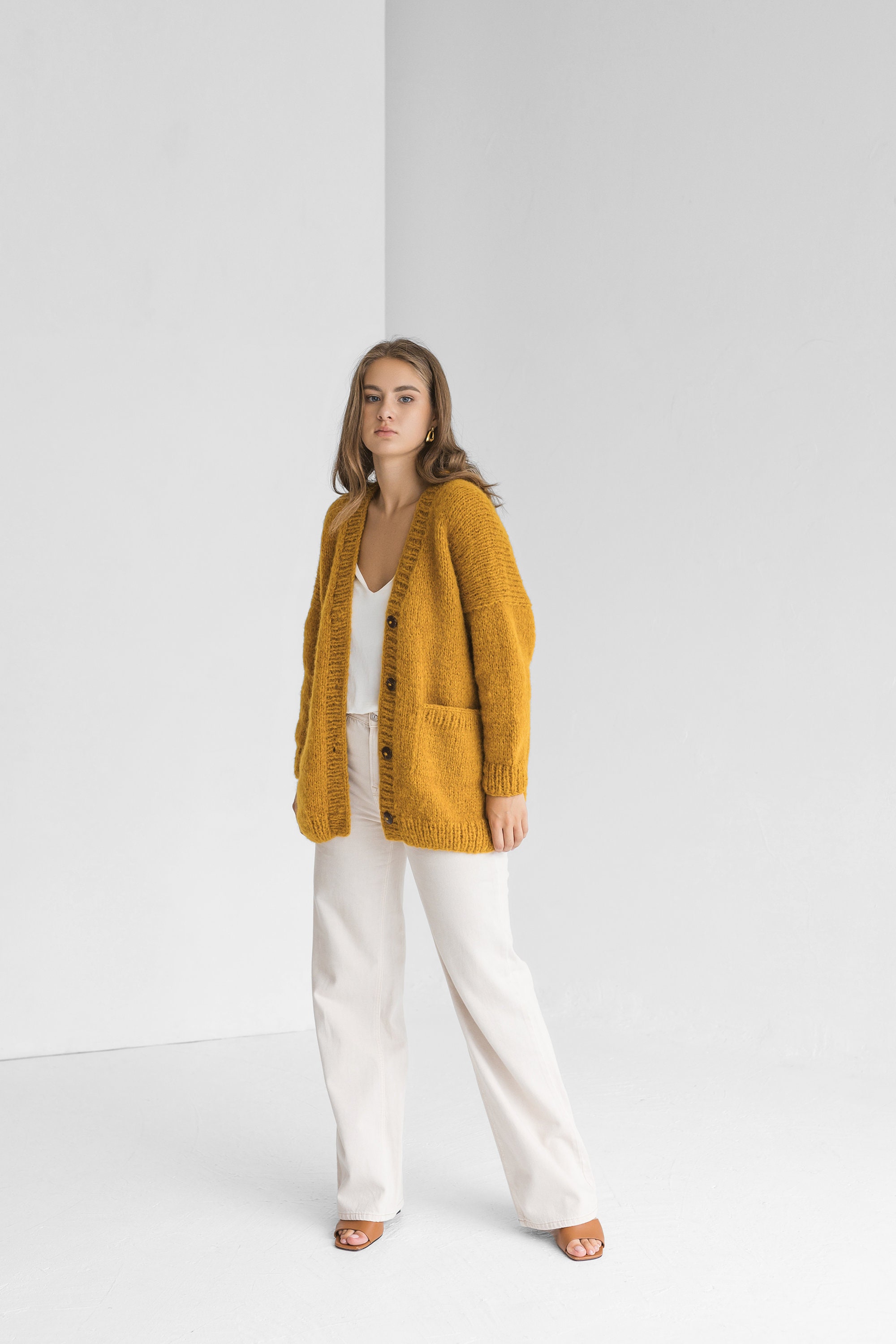 THE SHISHIKUI ALPACA KNIT YELLOW シシクイ Ombre Superfine Alpaca Funnel Neck Pullover – Tibi Official