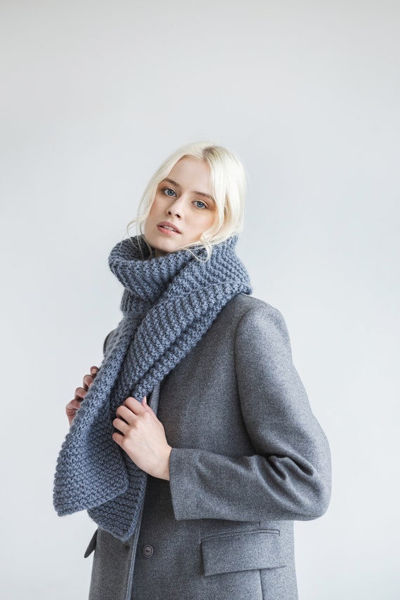 Blanket Scarf Grey Scarves Women's Oversized Blanket Scarf