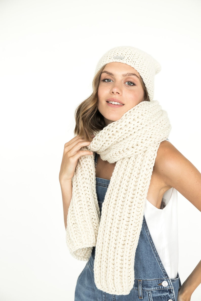 READY TO SHIP. Knit Hat and Scarf Set. Lovely Women's Etsy