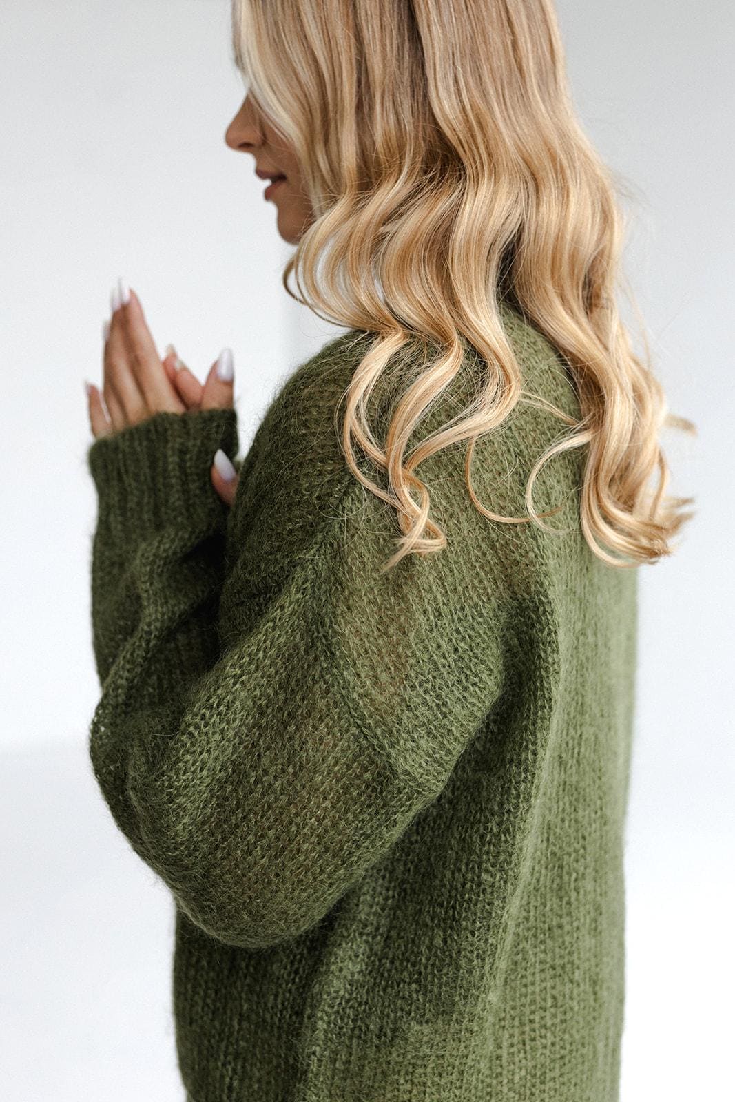 トップス anyten Mohair Cardigan Military Green M Buy Green Bright Soft Touch Cardigan from Next USA