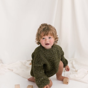 Boys Green Sweater Etsy New Zealand
