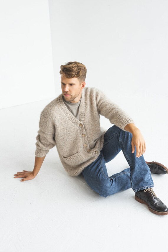 ニット/セーター ARGUE - argue ALPACA YAK WOOL CLASSIC KNIT/BEIGE argue ALPACA YAK WOOL CLASSIC KNIT BEIGE