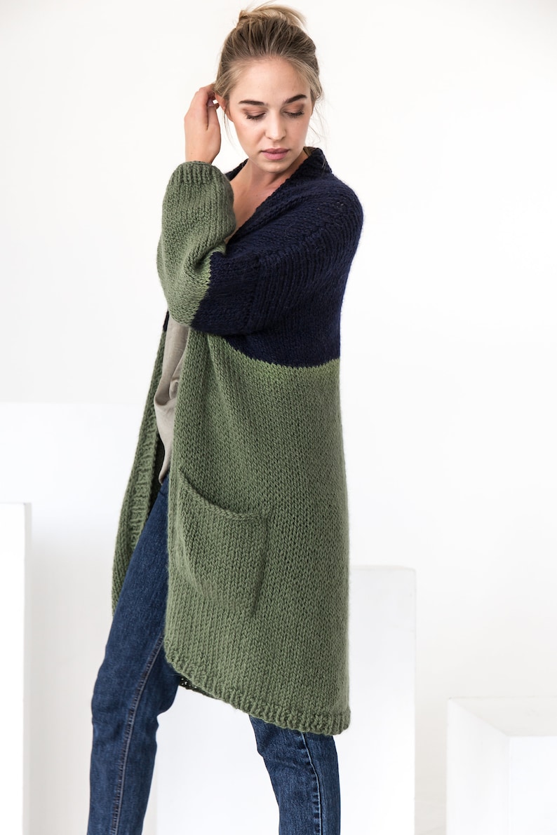 Oversized sweater chunky cardigan long cardigan oversized Etsy