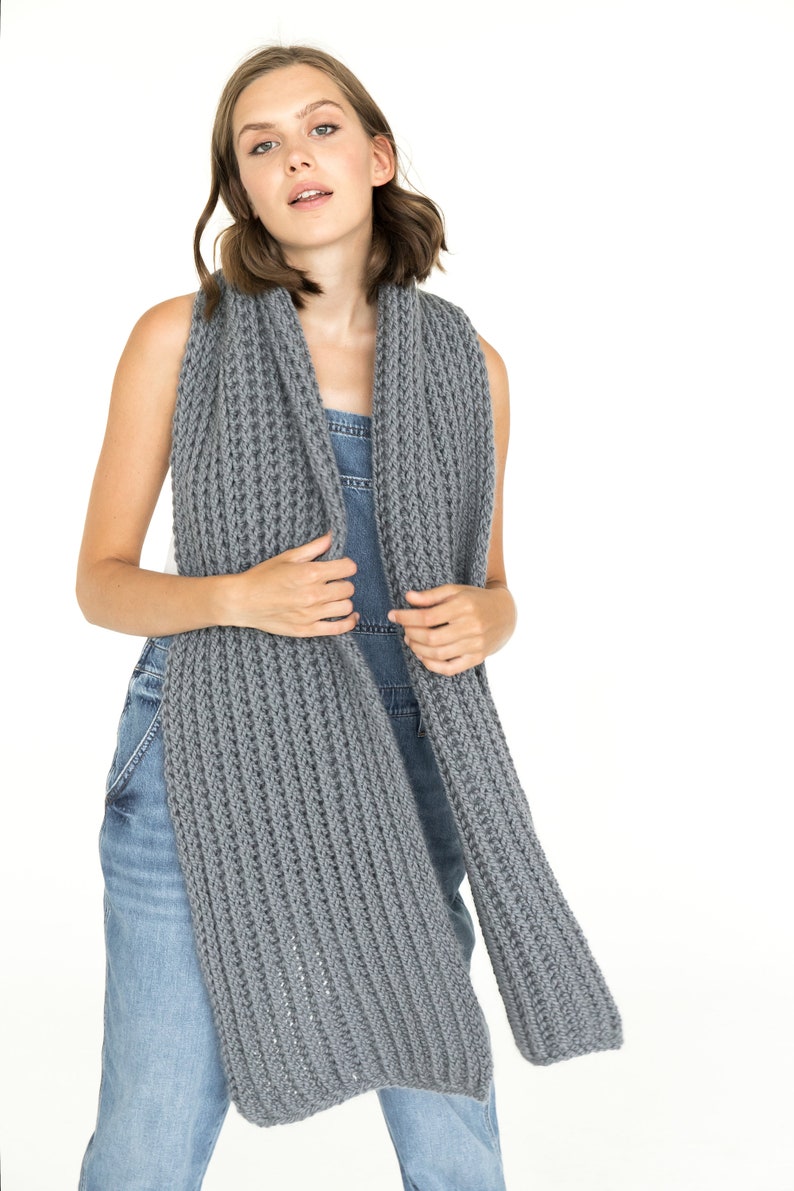 Alpaca Scarf, Wool Scarf, Knit Scarf, Oversize Scarf, Chunky Scarf ...