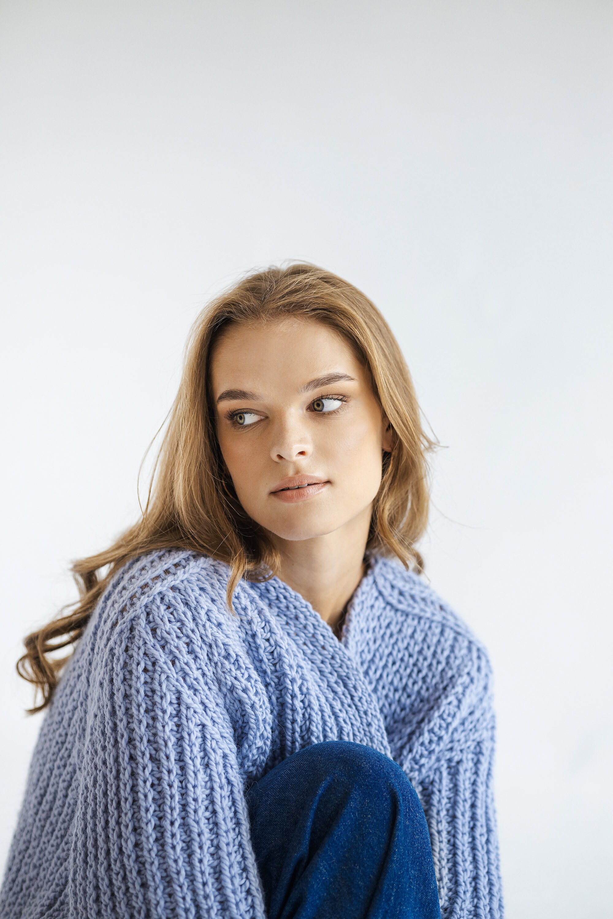 Beige Oversize Alpaca Cardigan, Chunky Fhishermans Rib