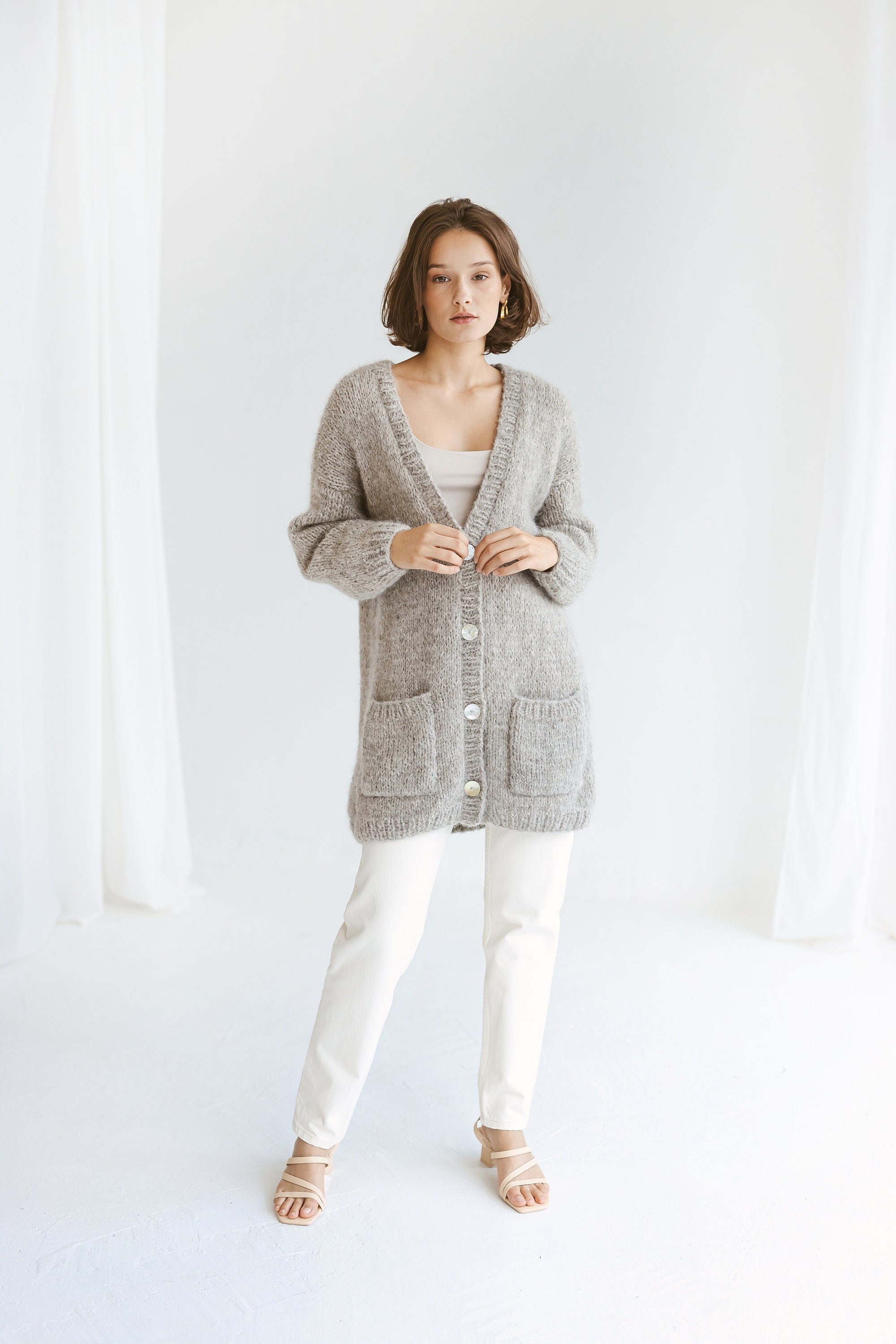 【LENO×JS】 ALPAKA CARDIGAN サイズ2 LENO×JS】 ALPAKA CARDIGAN サイズ2 LENOX CARDIGAN – Citizen