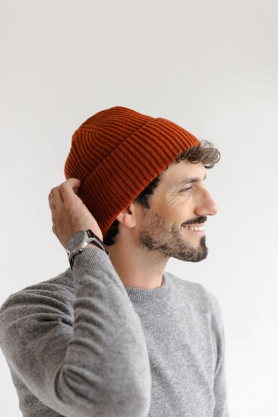 Merino Wool Ribbed Knit Beanie Classic Unisex Winter Hat Warm Cozy Gigi Merino Wool Beanie | Cozy Knit Winter Beanie for Women main image 4