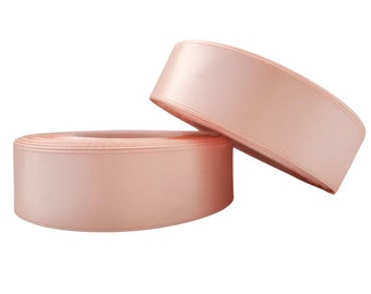 Ribbon Satin Ribbon 25Mm 32Mb Powder Pink 8033