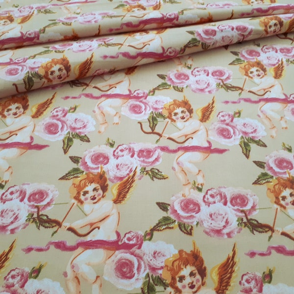 Fabric 100% Cotton Angels Beige 0, 5MB