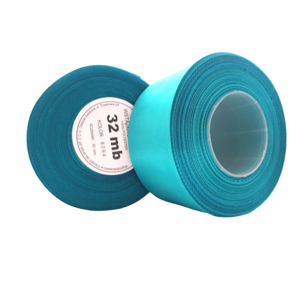 Ruban Ruban Satin 50Mm 32Mb Turquoise 8094