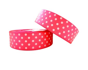 Ribbon Satin Ribbon 25Mm 22Mb Hot Pink 6040