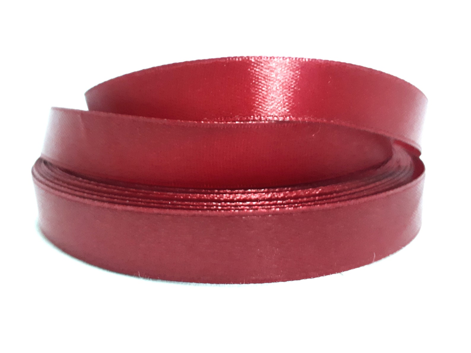 Ribbon Ribboning Satin 12mm 32mb Maroon 8058 Etsy