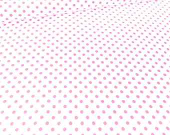 Stoff 100% Baumwolle Dots Rosa 0.5Mb