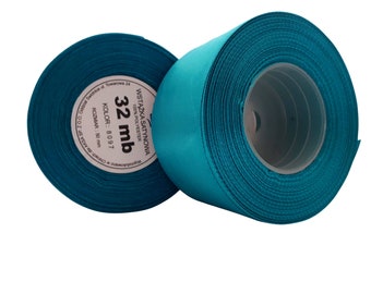 Lint Satijnlint 50Mm 32Mb Donker Turquoise 8097