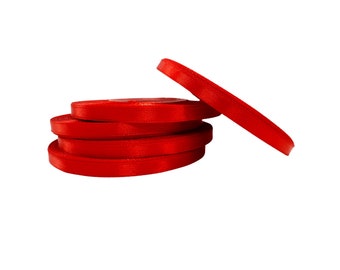 Ribbon Satin Ribbon 6mm 32Mb Red 8055