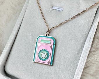 Parks trash can  Necklace