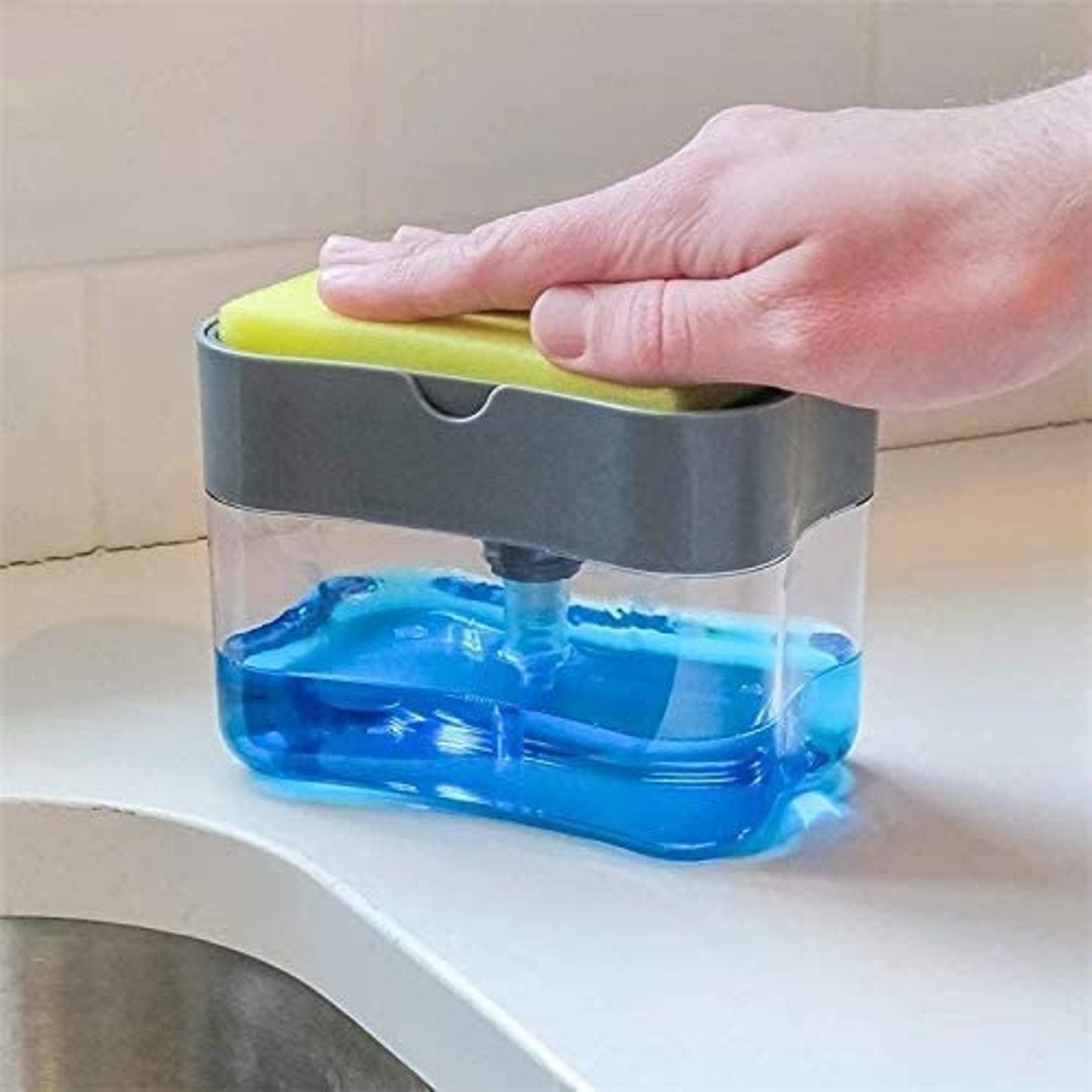 Dish Soap Dispenser Detergent Squeezer for Kitchen Sink Dish Washing