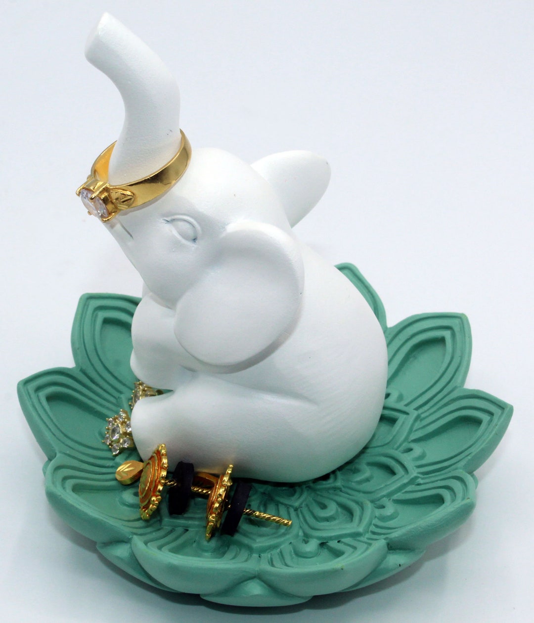 Elephant Ring Holder Tray Decorative Jewelry Holder, Trinket Tray/dish