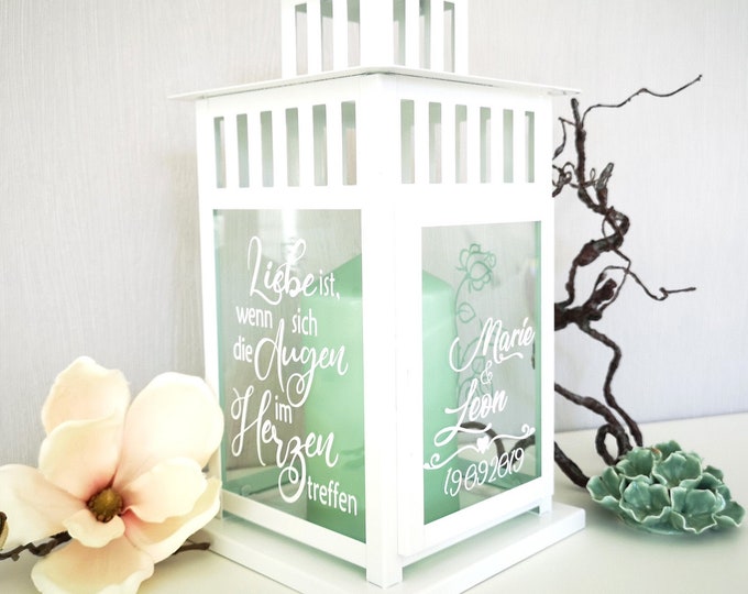 Laterne mit Spruch, Geschenk, Deko, Haustür, Wohnaccessoires