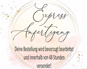 Express Anfertigung | Eilanfertigung | schnellere Bearbeitung