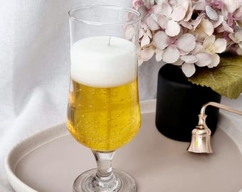 Gift candle for beer lovers beer glass candle scented candle birthday men's day gift father's day farewell gift colleague beer garden decoration