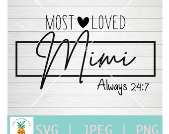 Mimi Svg Etsy