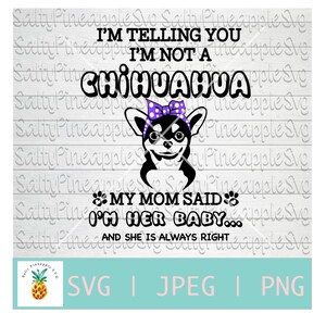 Fichier SVG, Fichier téléchargeable, fichier coupe de chien, chien svg,Chihuahua svg, chien maman, Fichier coupé, Silhouette, Silhouette Cut File, Circuit, Scan n Cut