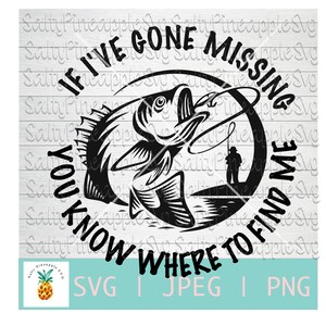 Si me he perdido sabes dónde encontrarme svg, Fish svg, Pesca Svg, Día del Padre Svg, Camisa de pesca, Sombrero de pesca, Regalo para papá