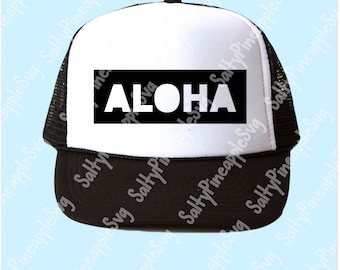 Aloha SVG Cut File, Hawaii Design (Digital Download)