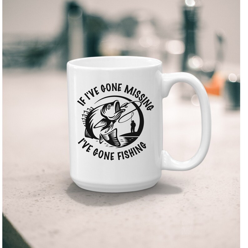 Download If I've gone missing I've gone Fishing svg Fish svg | Etsy